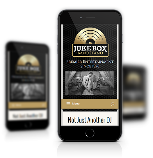 Juke Box Bandstand mobile view