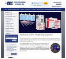 Desktop View of Pro Fastening System's Home Page in thumbnail
