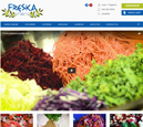 Desktop View of Freska Mediterranean Grill's Home Page in thumbnail