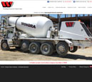 Desktop View of Wingra Stone Company's Home Page in thumbnail