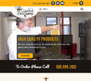 Tablet View of Capital Bee Supply's Home Page in thumbnail