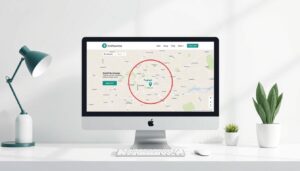 Service area map example