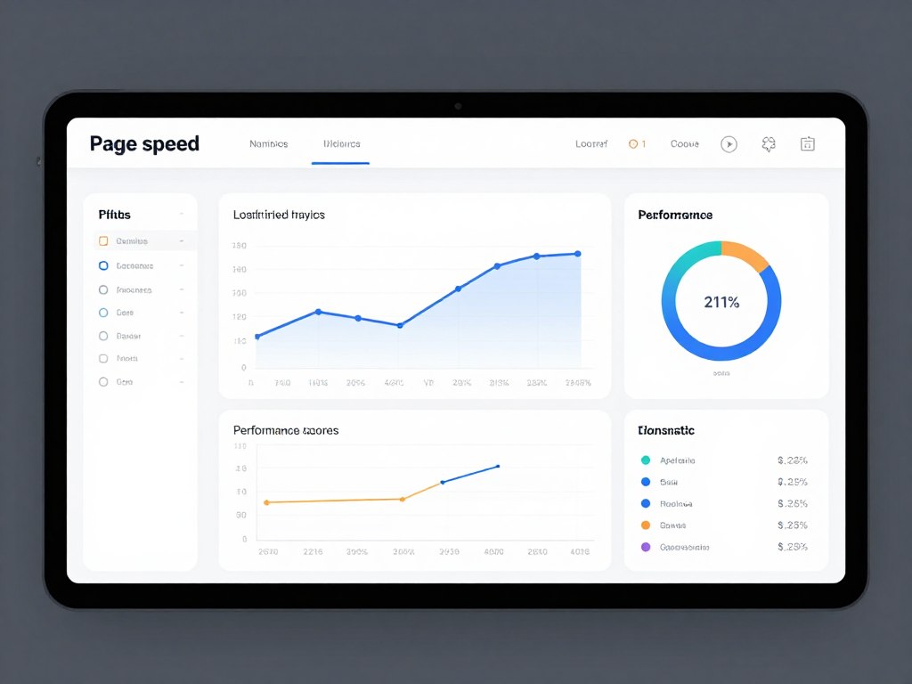 website speed optimization loading performance metrics dashboard